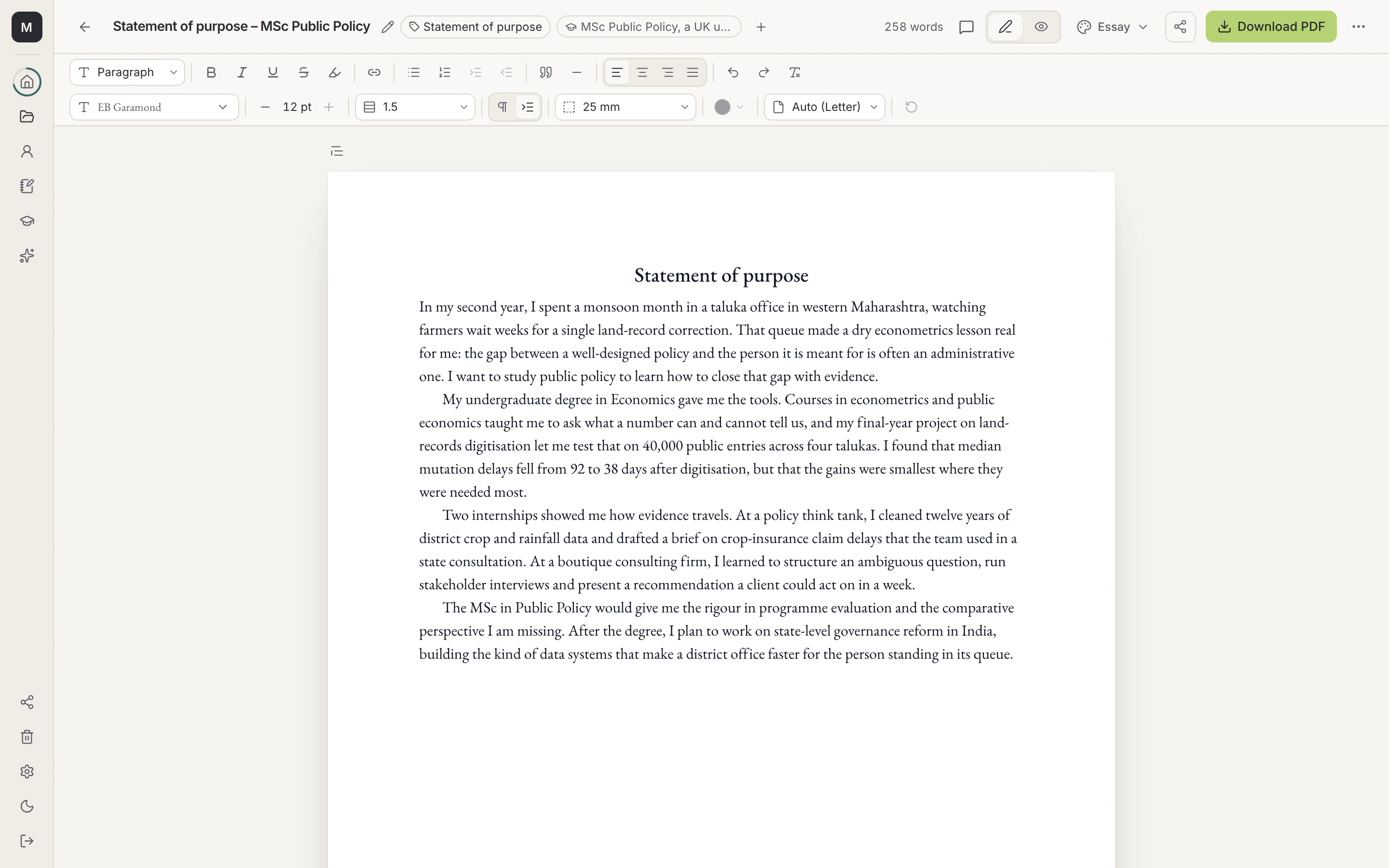 Doc editor